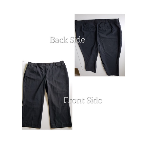 Lane Bryant black trousers pants-Size 20 Petite - Picture 2 of 5